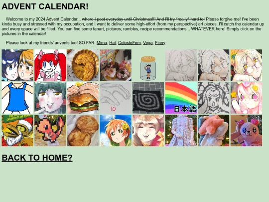 advent/2024/calendar screenshot