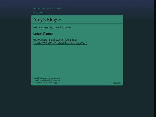 blog screenshot