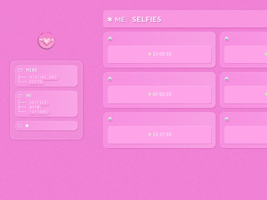 selfies screenshot