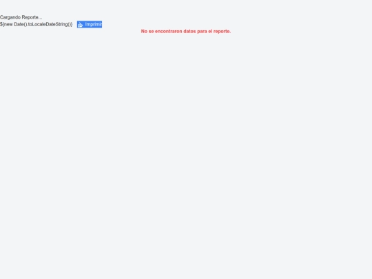 Reporte de inventario screenshot