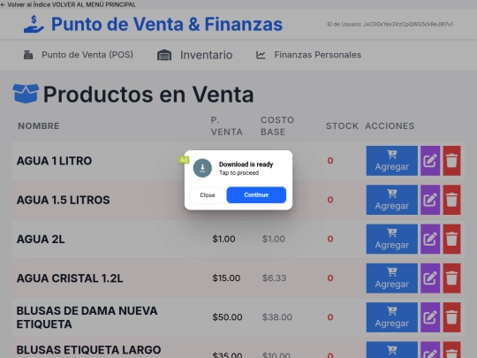 botones screenshot