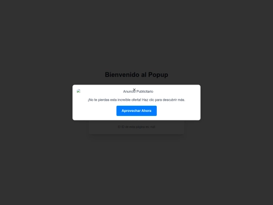 popup screenshot