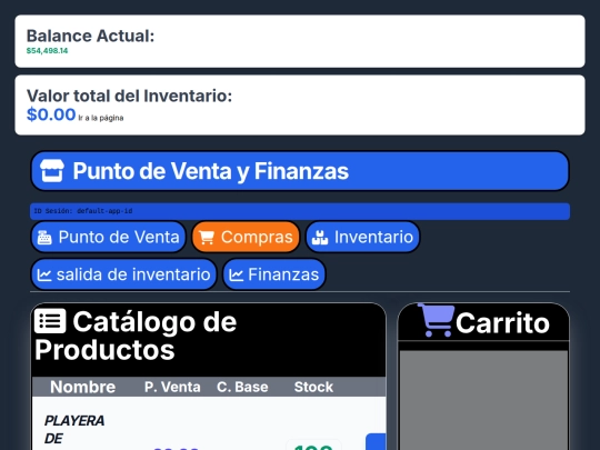 reporte de inventario screenshot