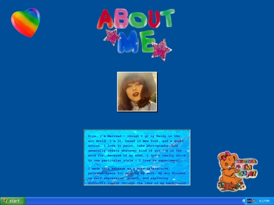 aboutme screenshot