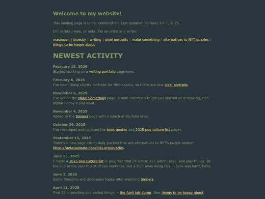 index screenshot