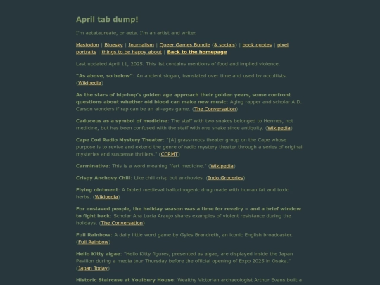 tabdump0425 screenshot
