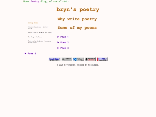 poetry screenshot