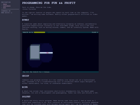programming screenshot