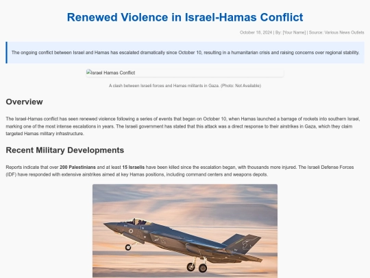 Israel-Hamas screenshot