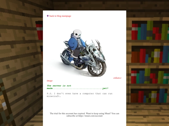 minecraftServer screenshot