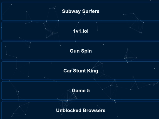 Games screenshot