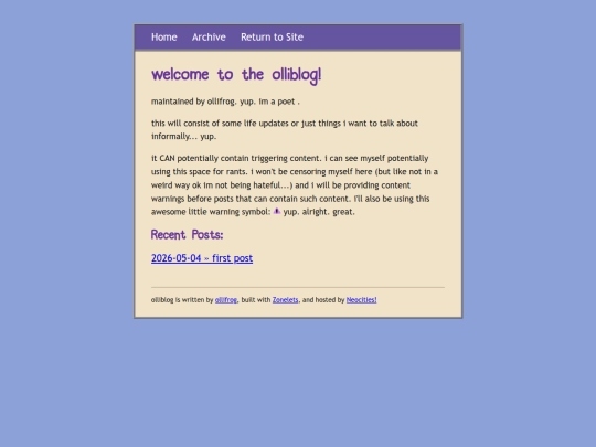 blog screenshot