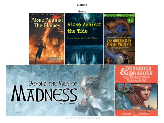 games screenshot
