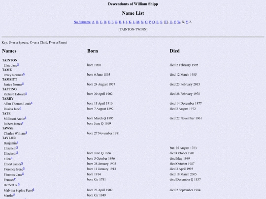 genealogy/shipp/names27 screenshot