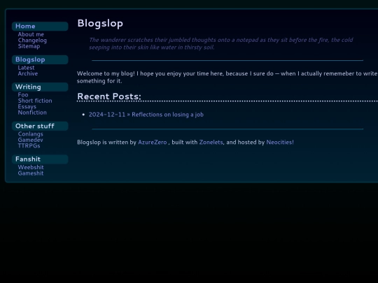blog screenshot