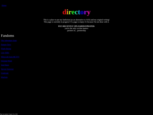 writing screenshot
