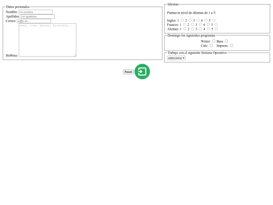 Formularios/Formularios screenshot