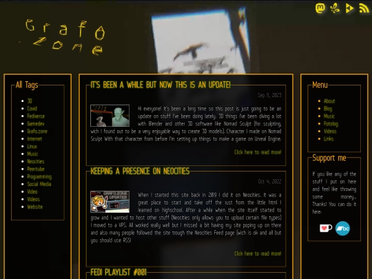 blog screenshot