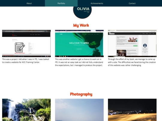portfolio screenshot