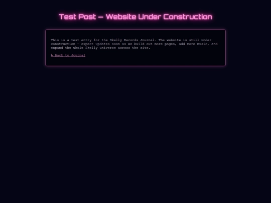 journal/post1 screenshot