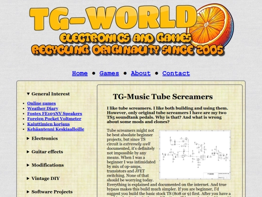 src/content/tubescreamers screenshot