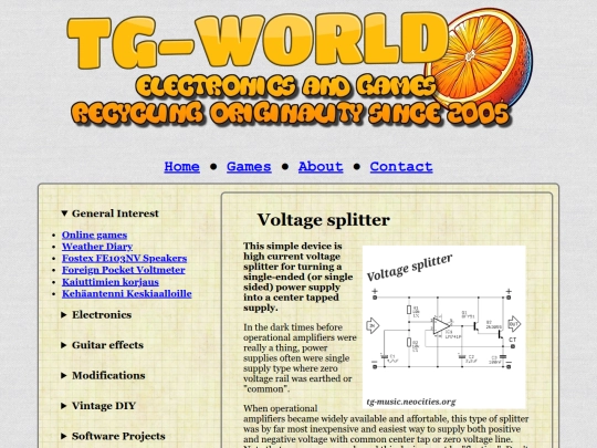 src/content/voltagesplitter screenshot