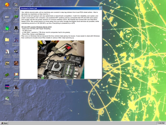 homeLab screenshot