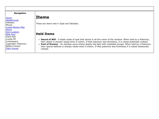 lusola/items screenshot