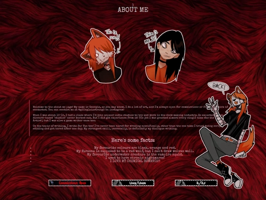 aboutme screenshot