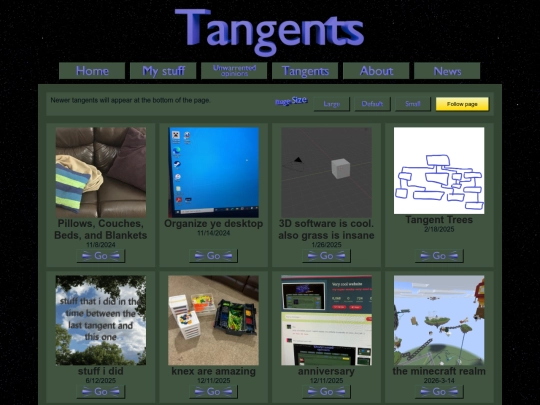 tangents screenshot