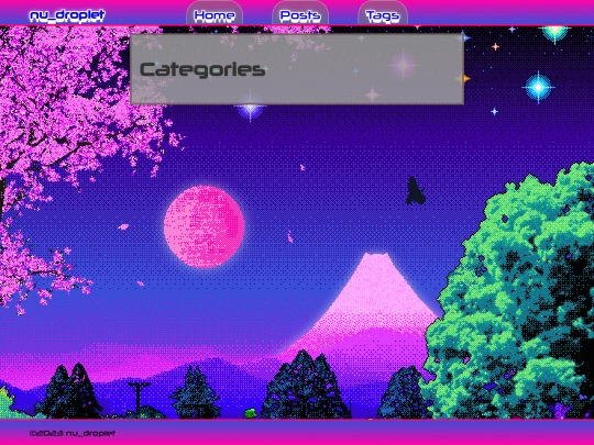 categories screenshot