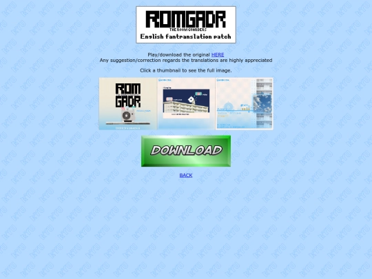 games/romgadr screenshot