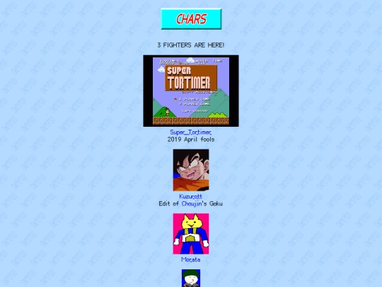 mugen/chars screenshot