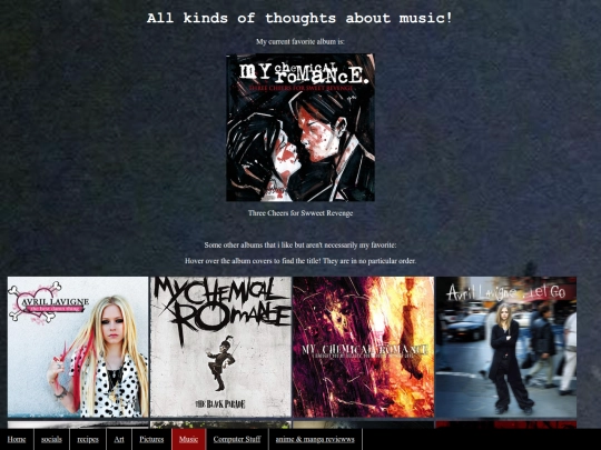 pages/music screenshot