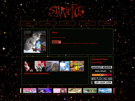 links screenshot