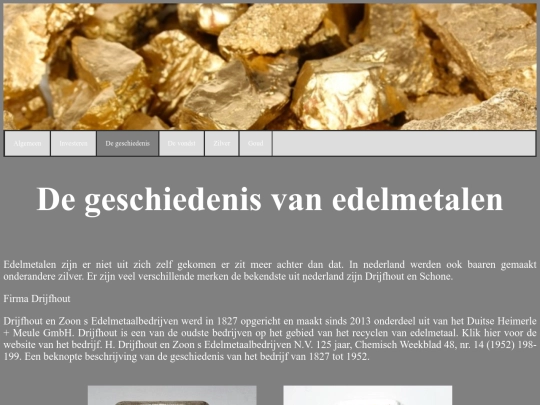 geschiedenis screenshot