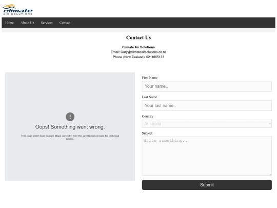 Contact screenshot