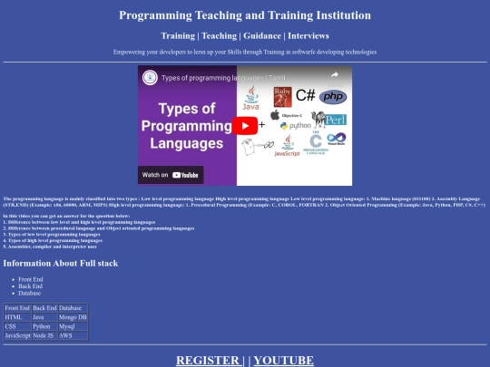 Course/CRS screenshot