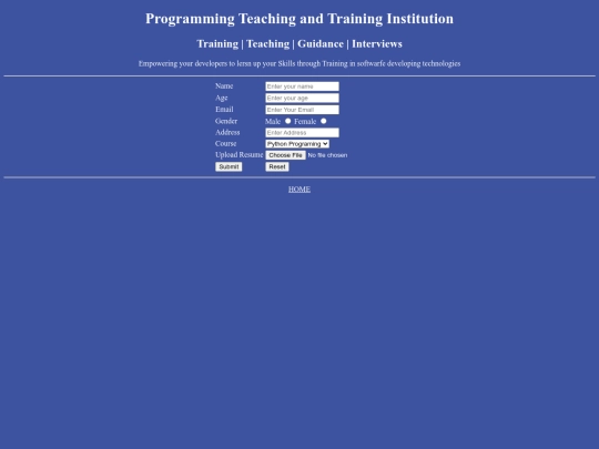 Course/Register screenshot