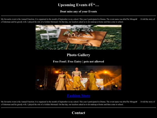 Event screenshot