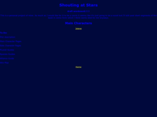 shoutingatstars screenshot