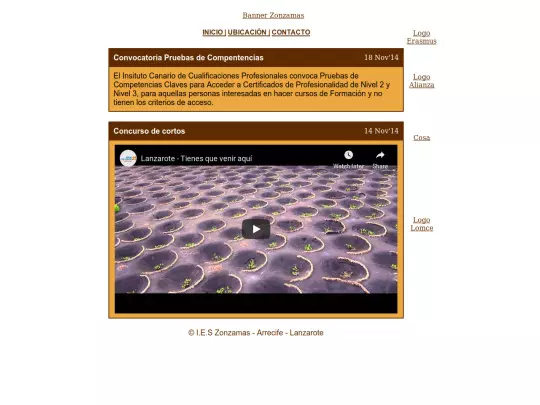 Sitio Web/Index screenshot