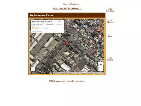 Sitio Web/ubicacion screenshot