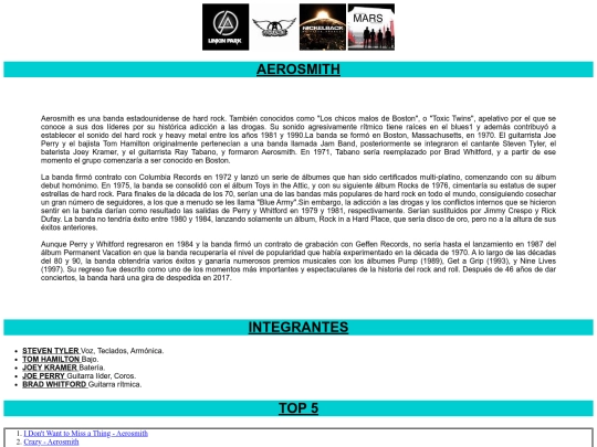 Bandas Favoritas/aerosmith screenshot
