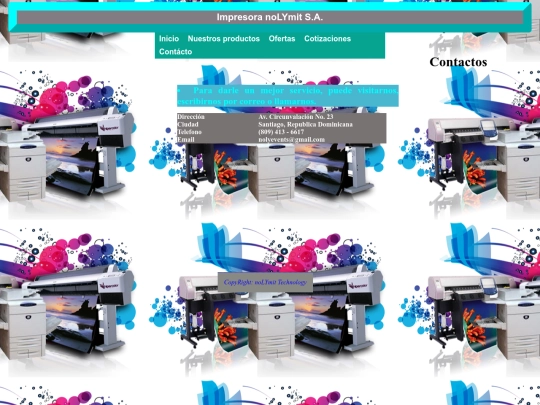 Paginas/Contactos screenshot