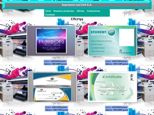 Paginas/Oferta screenshot