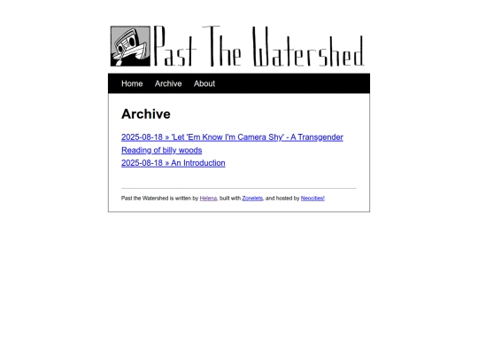 archive screenshot
