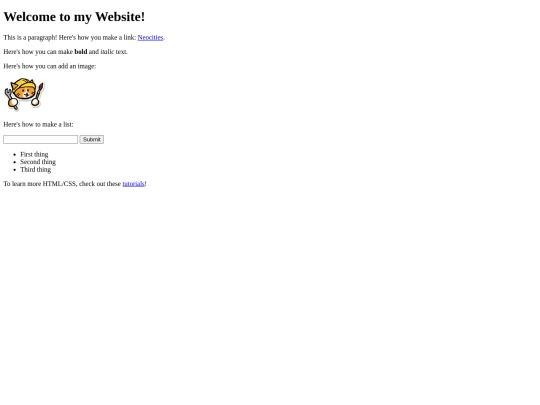 index screenshot