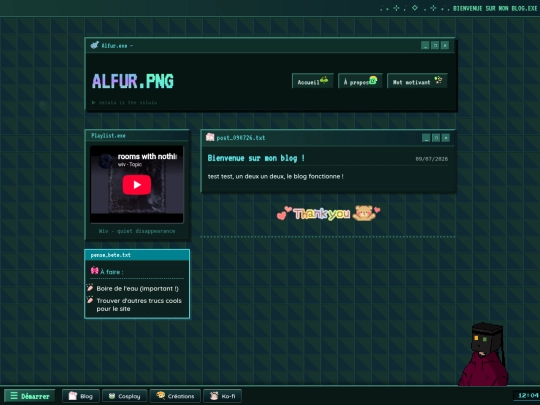 blog screenshot