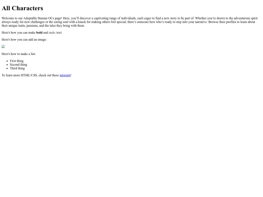 AllCharacters screenshot